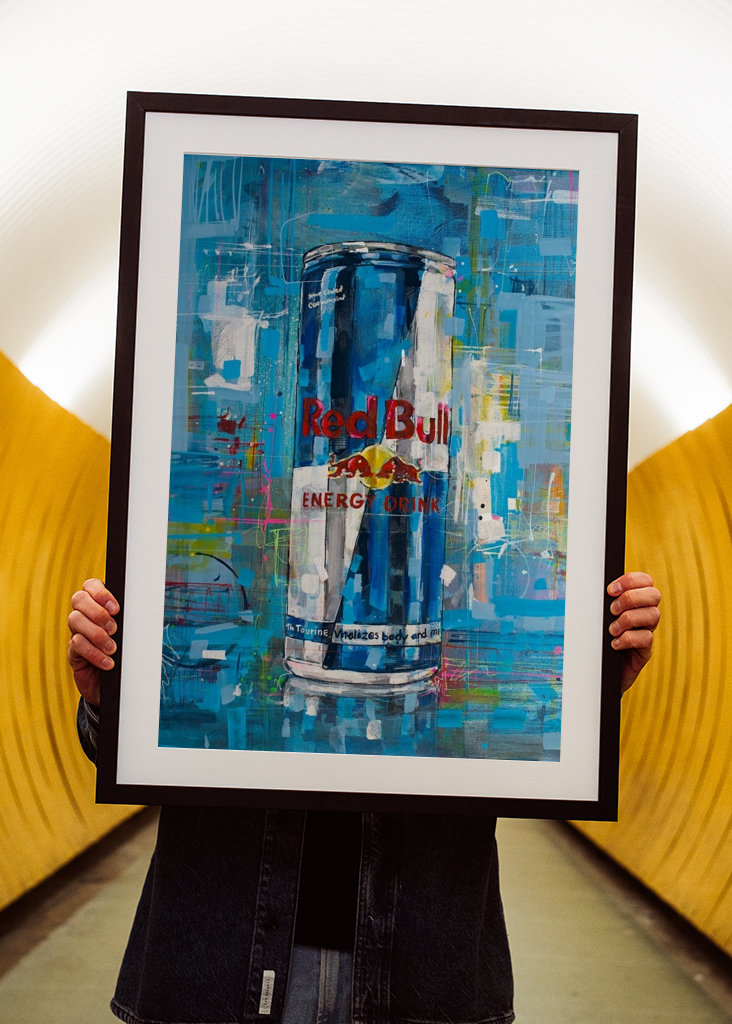Energy drink painting