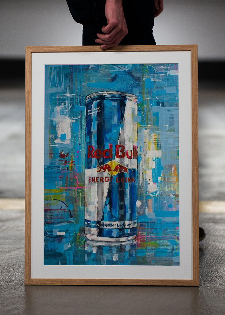 Energy drink painting