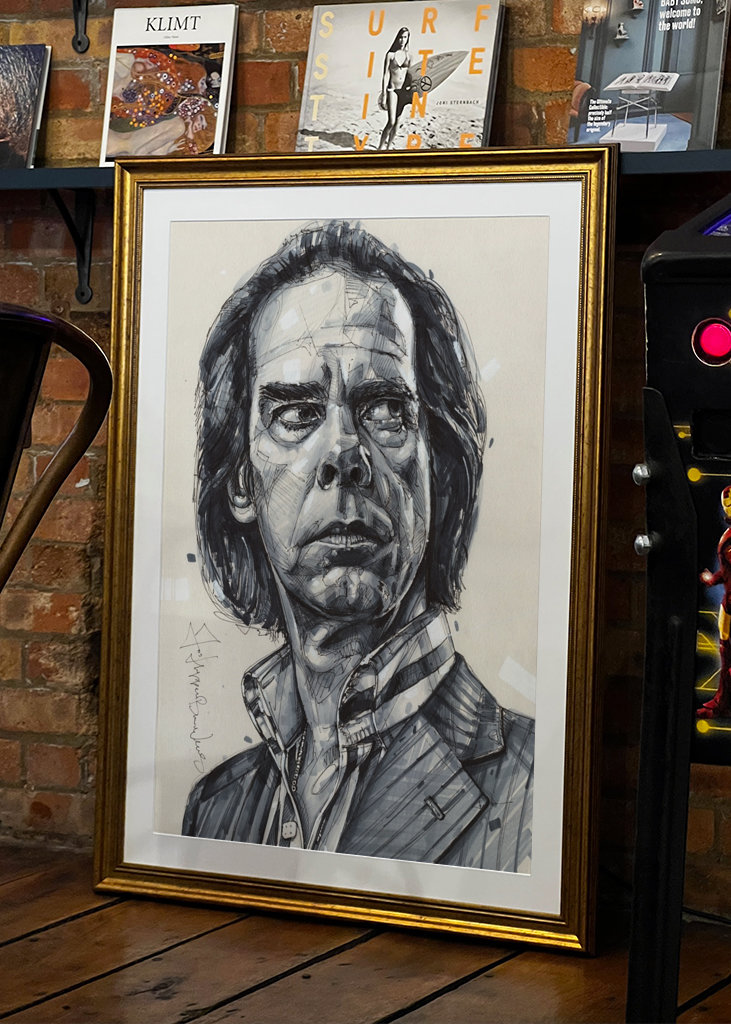 Nick Cave painting