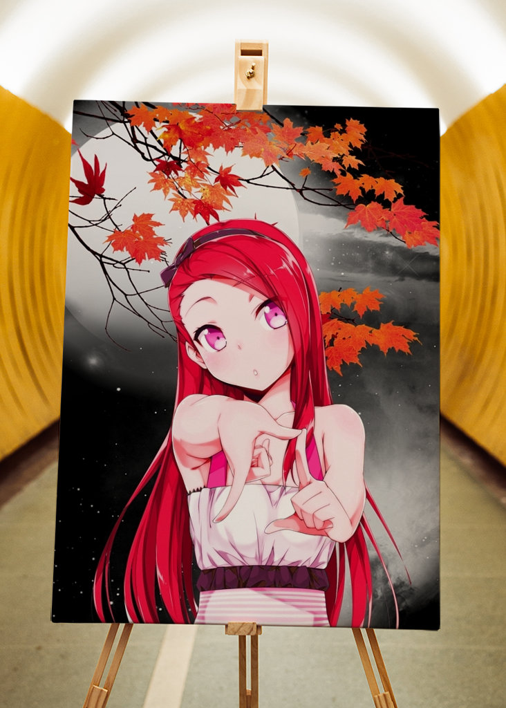 anime red haired girl