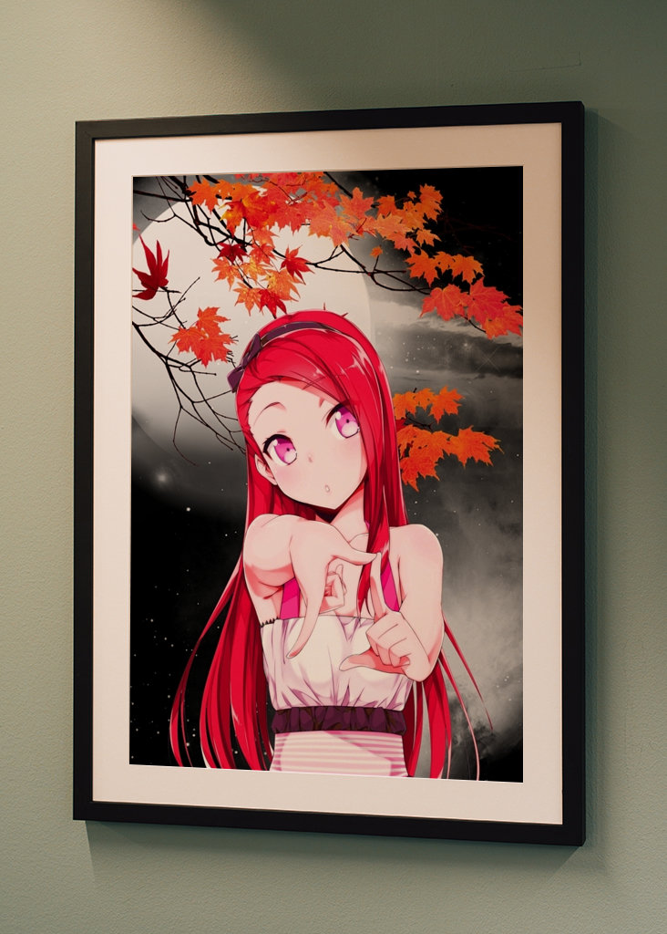 anime red haired girl