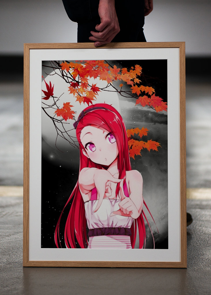 anime red haired girl