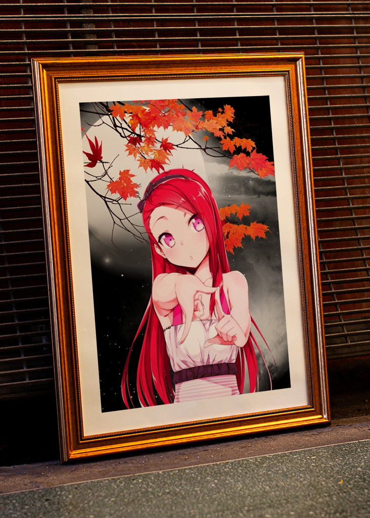 anime red haired girl