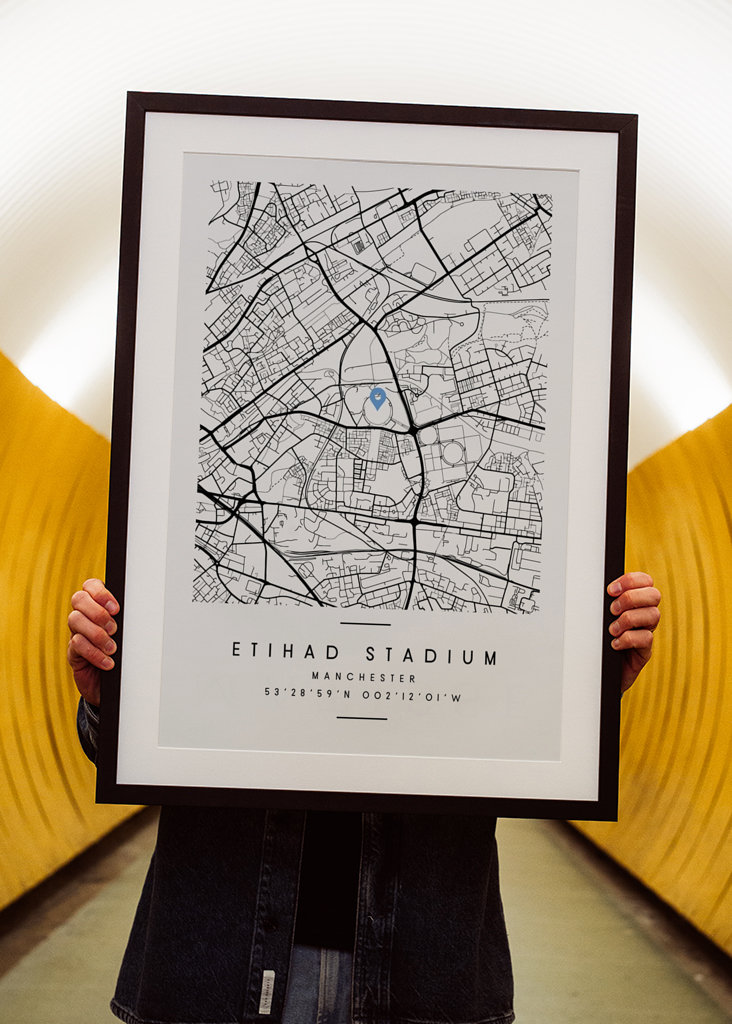MAP OF ETIHAD STADIUM