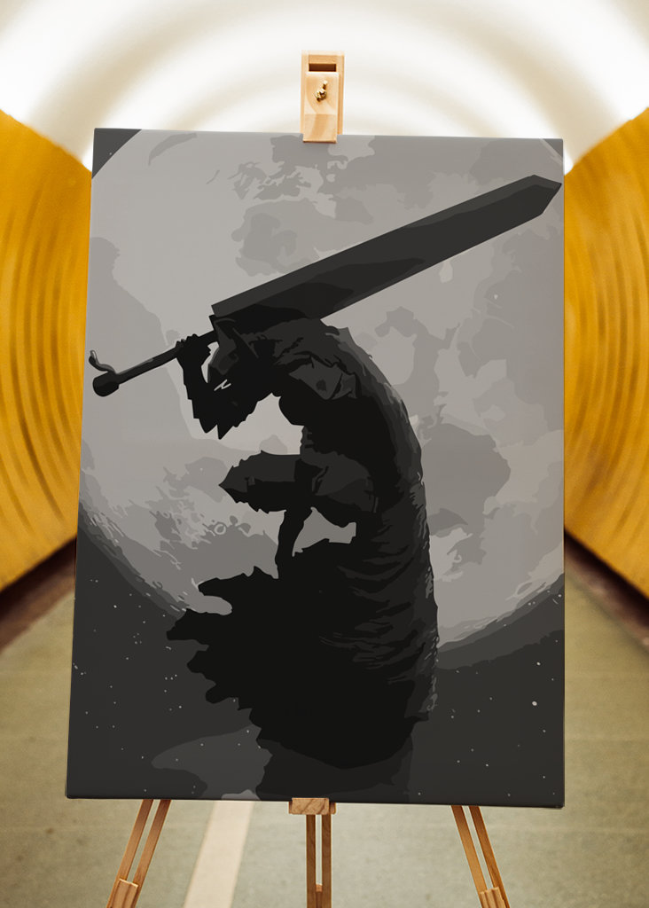 Berserk noir et blanc