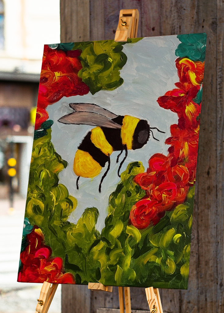 The flight of the bumble bee