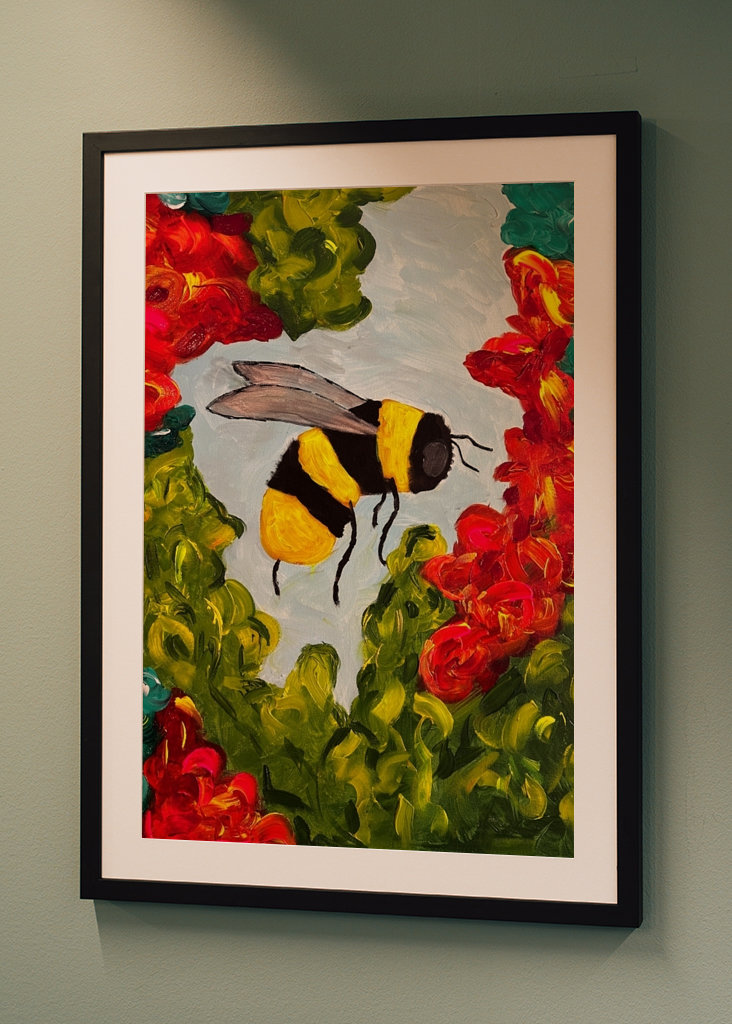 The flight of the bumble bee