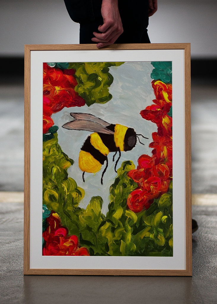 The flight of the bumble bee