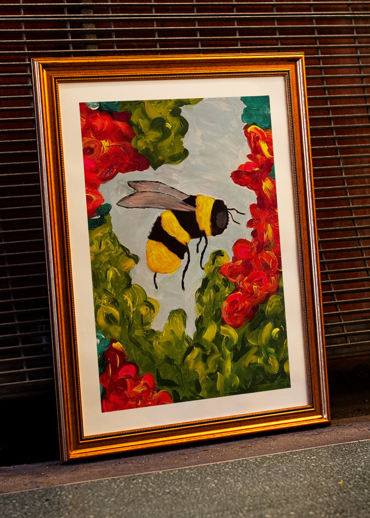 The flight of the bumble bee