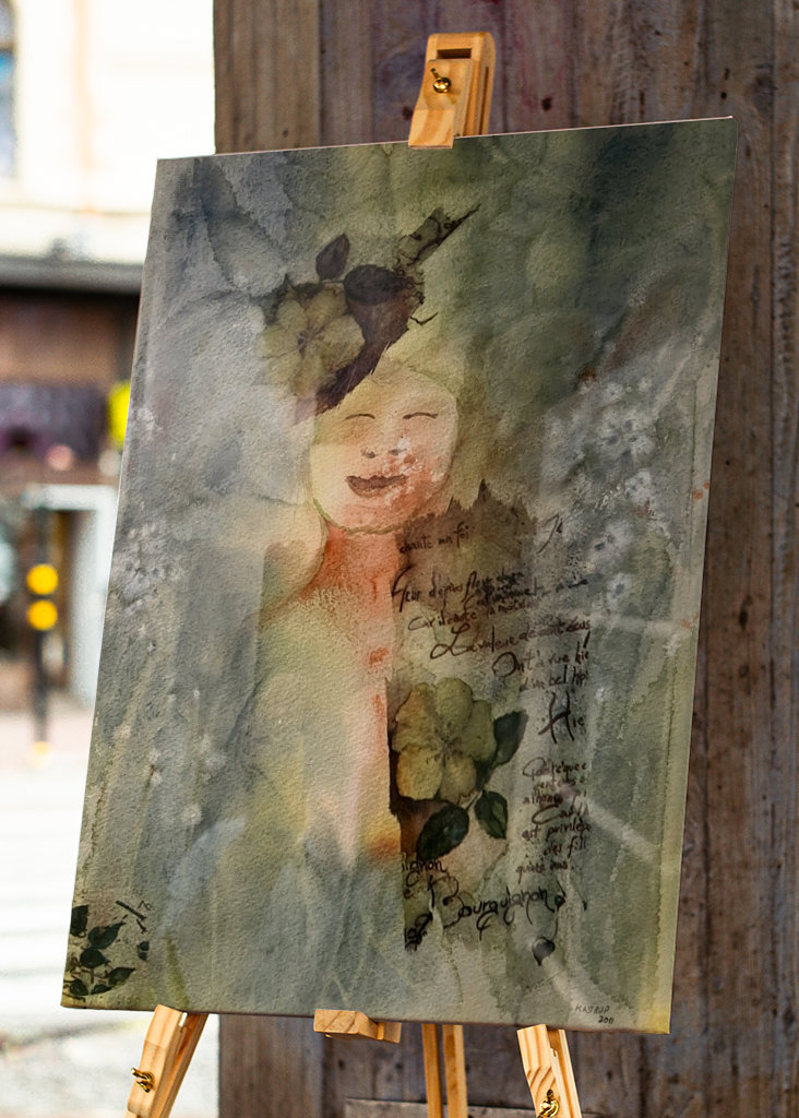 Green Portrait Splendor