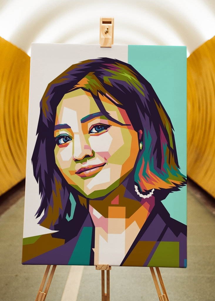 Singer Jihyo Popart