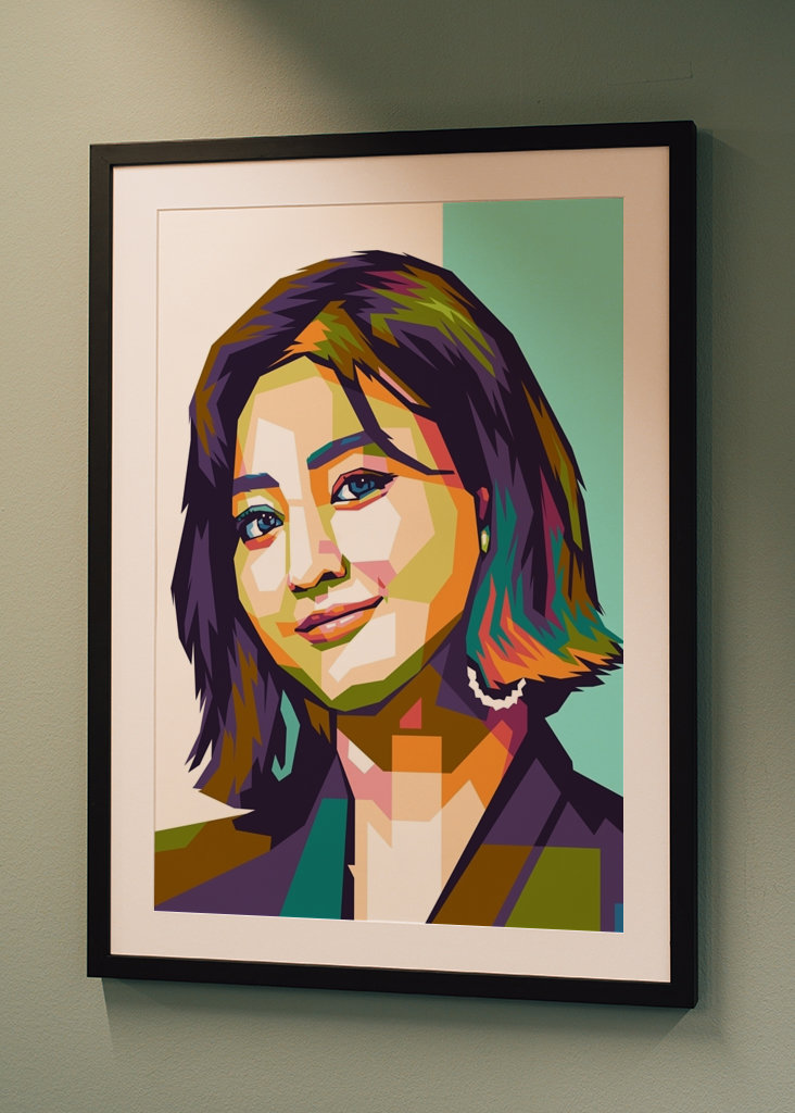 Singer Jihyo Popart