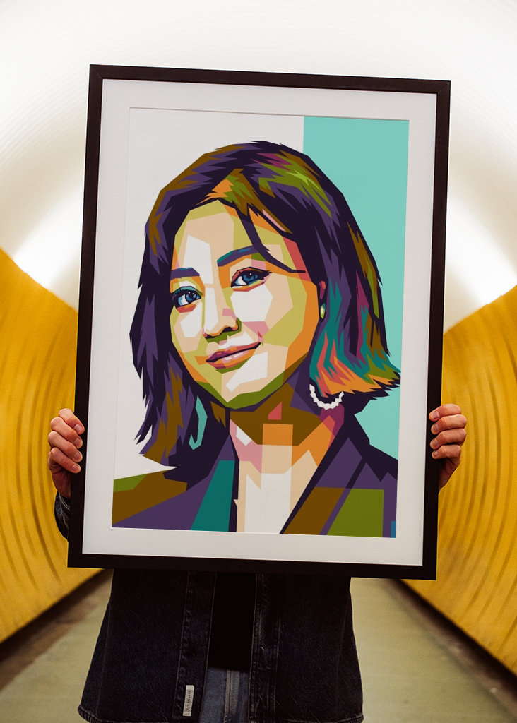 Singer Jihyo Popart