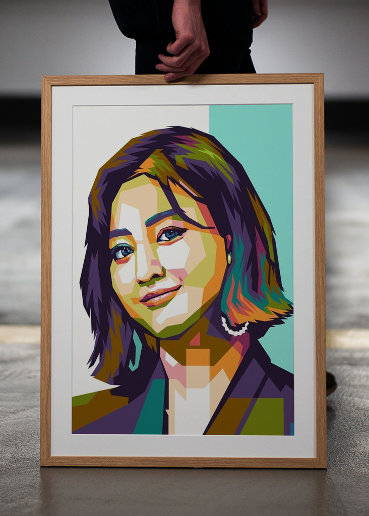 Singer Jihyo Popart
