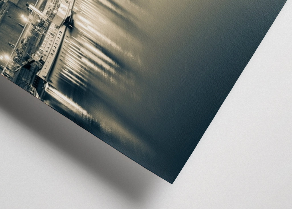 Dresden at night - monochrome