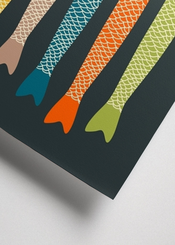 ANCHOVIES Vintage Fish Dark