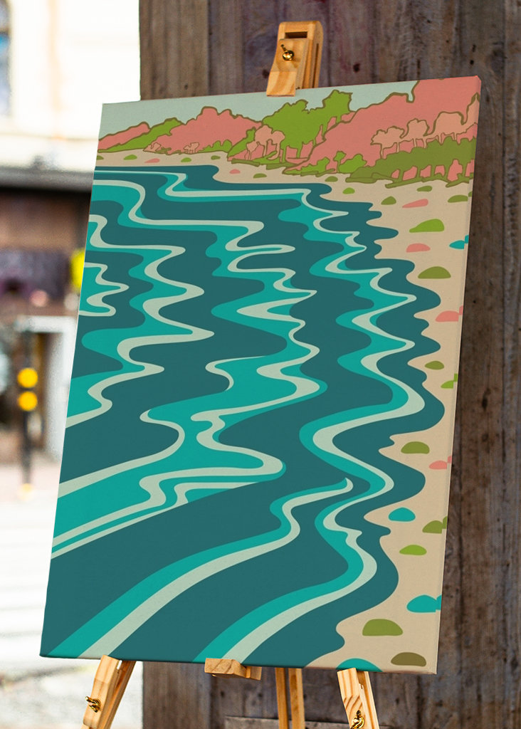 COASTLINE Retro Beach Coast