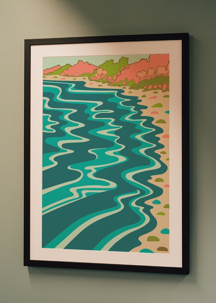 COASTLINE Retro Beach Coast