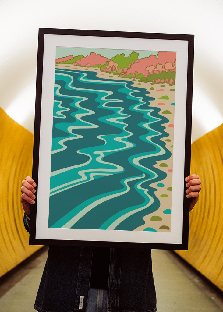 COASTLINE Retro Beach Coast