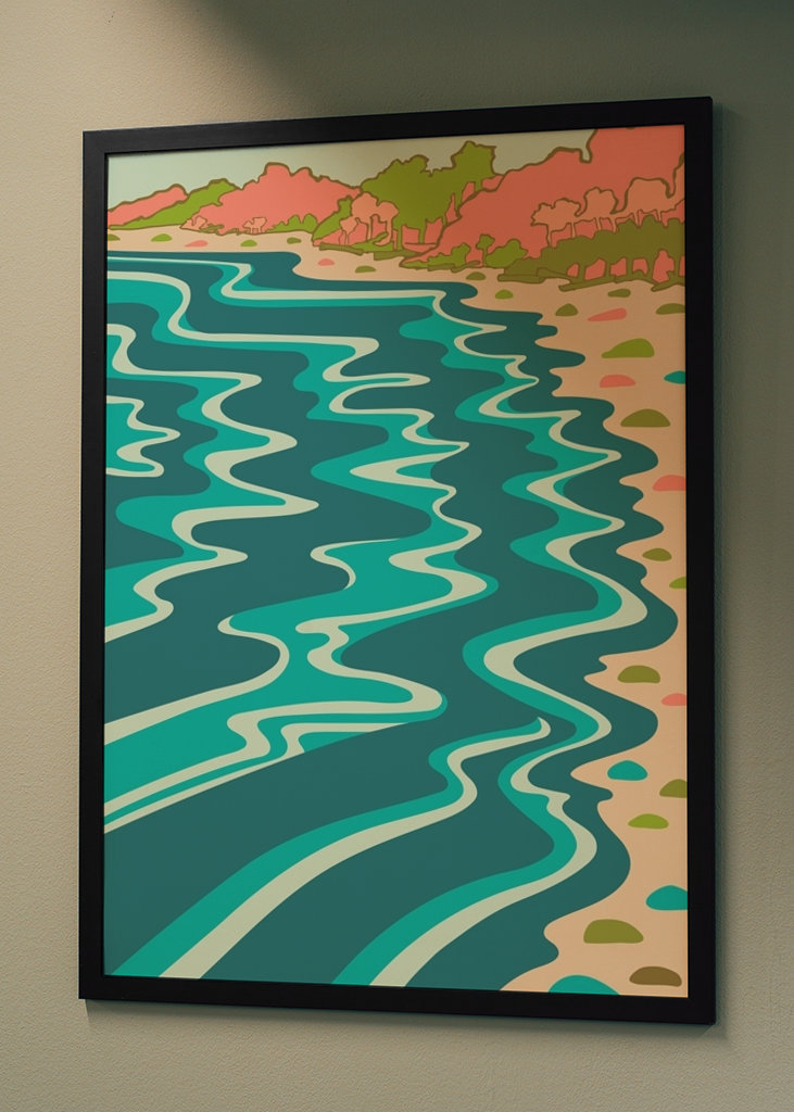 COASTLINE Retro Beach Coast