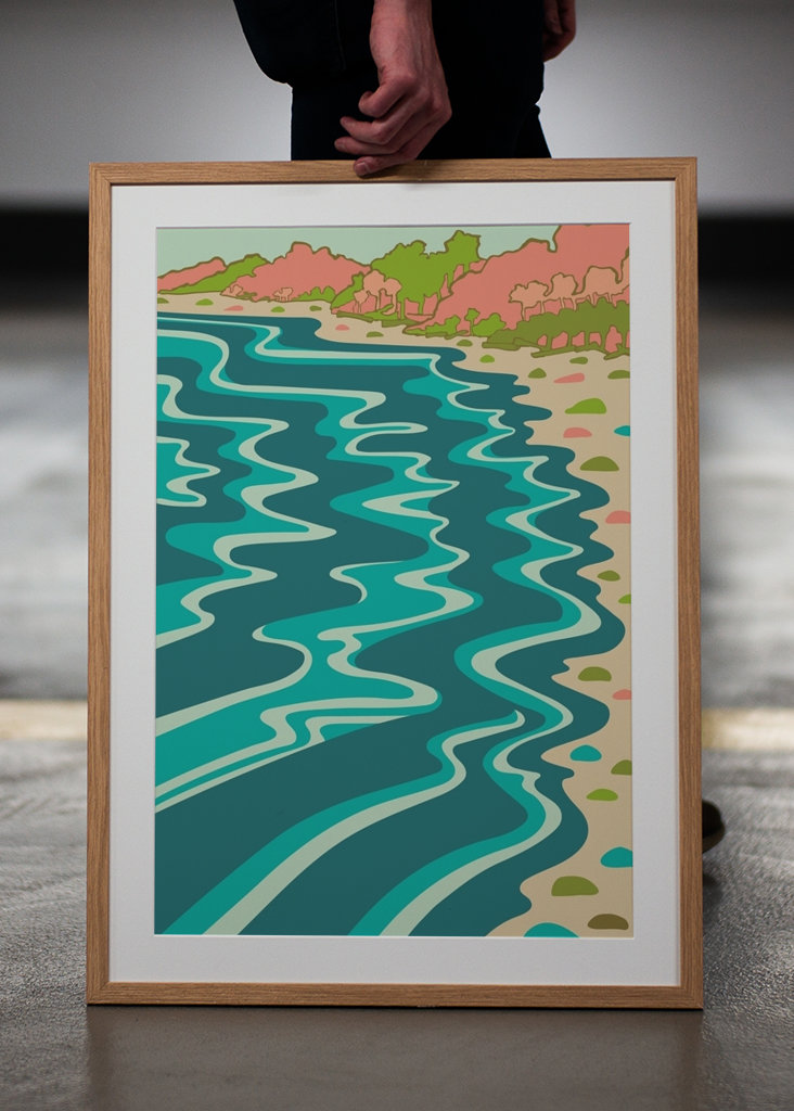 COASTLINE Retro Beach Coast