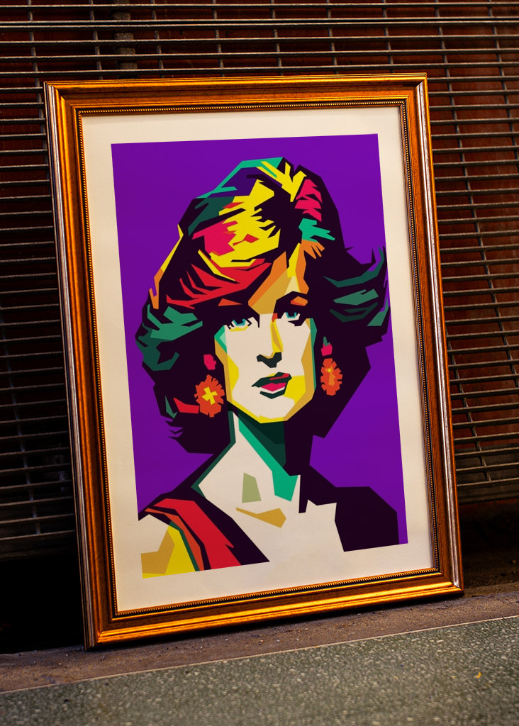 Vintage-Modestil Frau 