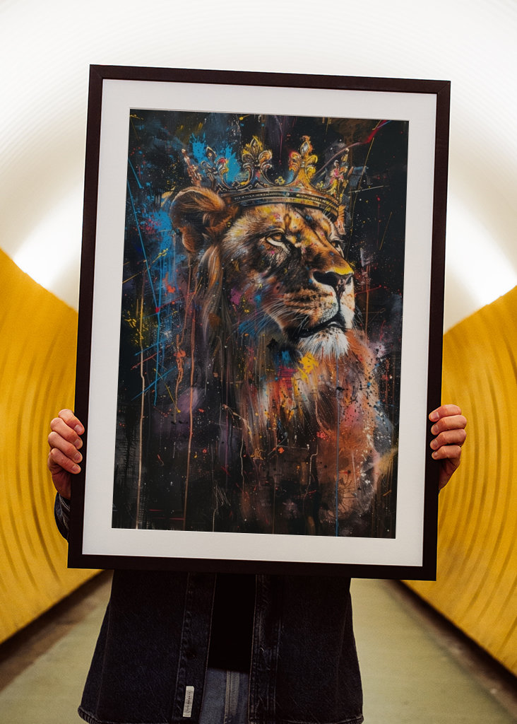 Royal Splash: León con corona