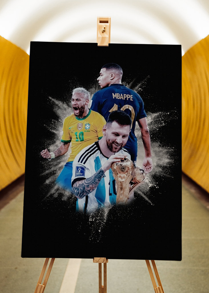 Mbappé Messi Neymar