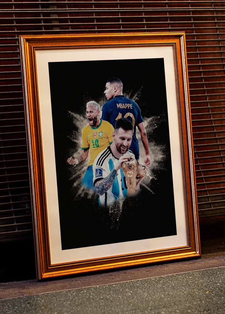 Mbappé Messi Neymar