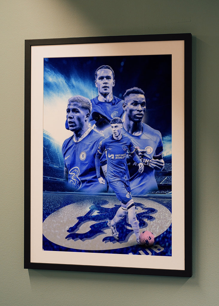 Chelsea Football Poster 