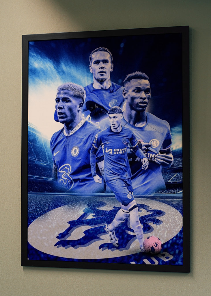 Chelsea Football Poster 