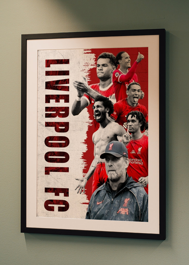 Liverpool football poster 