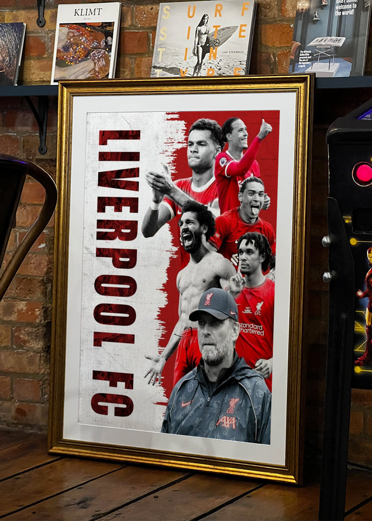 Liverpool football poster 