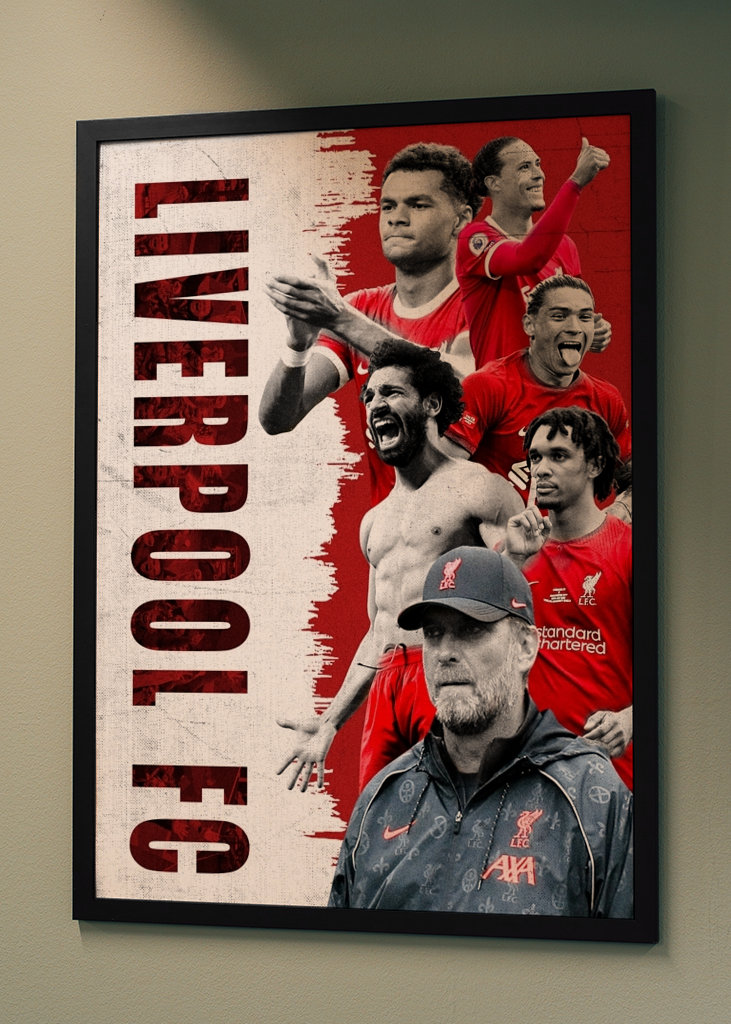 Liverpool football poster 