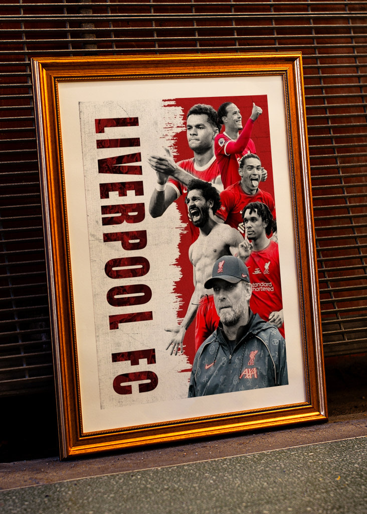 Liverpool football poster 