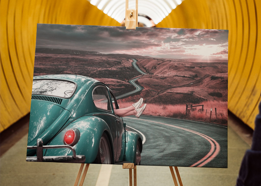 VW Beetle in Long Travel