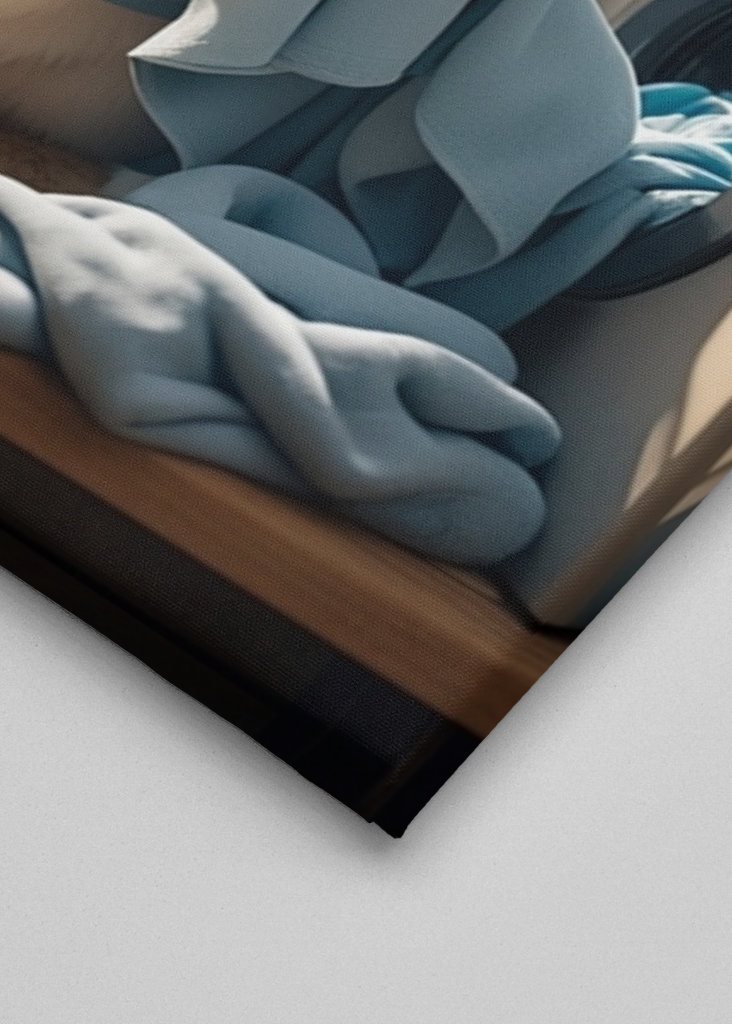 Rabbit doing laundry