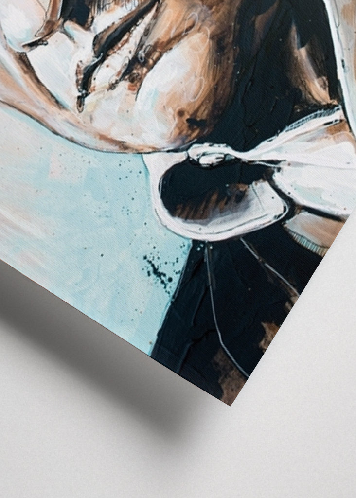 Johnny Cash painting