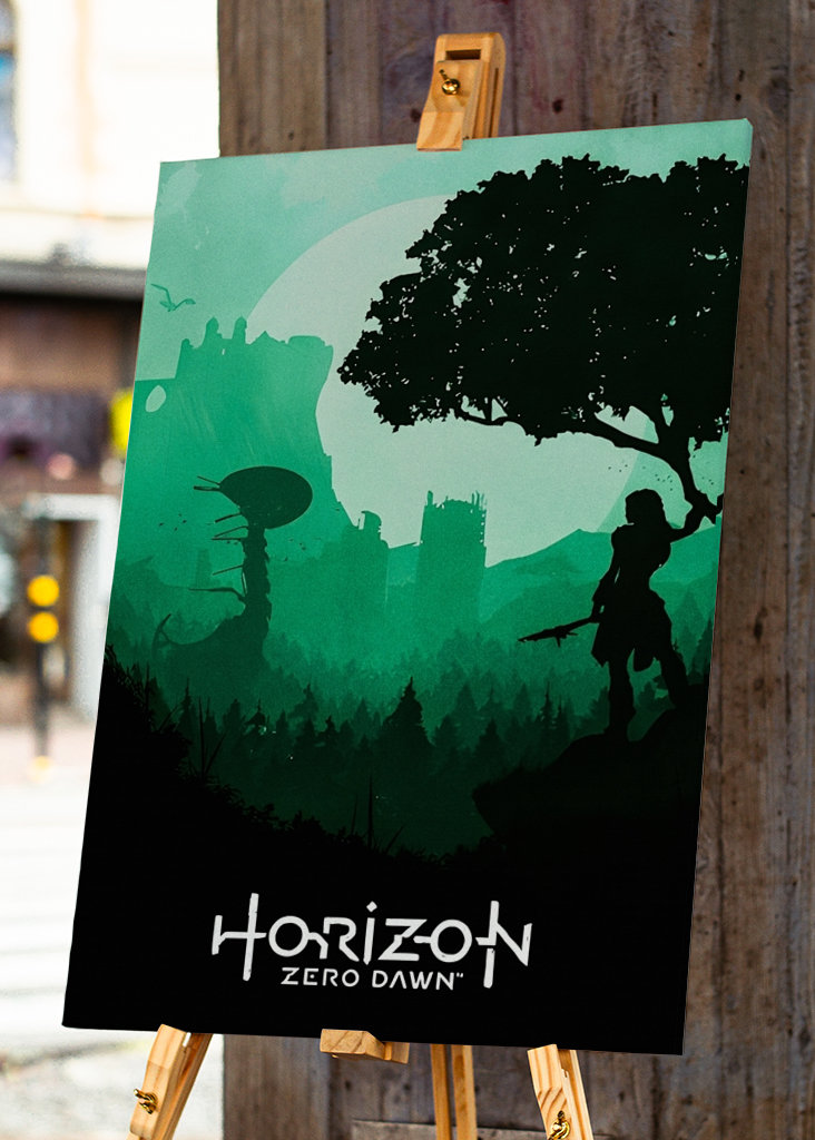 Horizon Zero Dawn Minimalistický