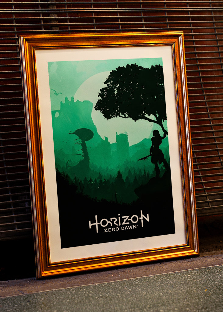 Horizon Zero Dawn Minimalistický