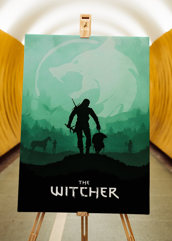 The Witcher minimalist Poster 