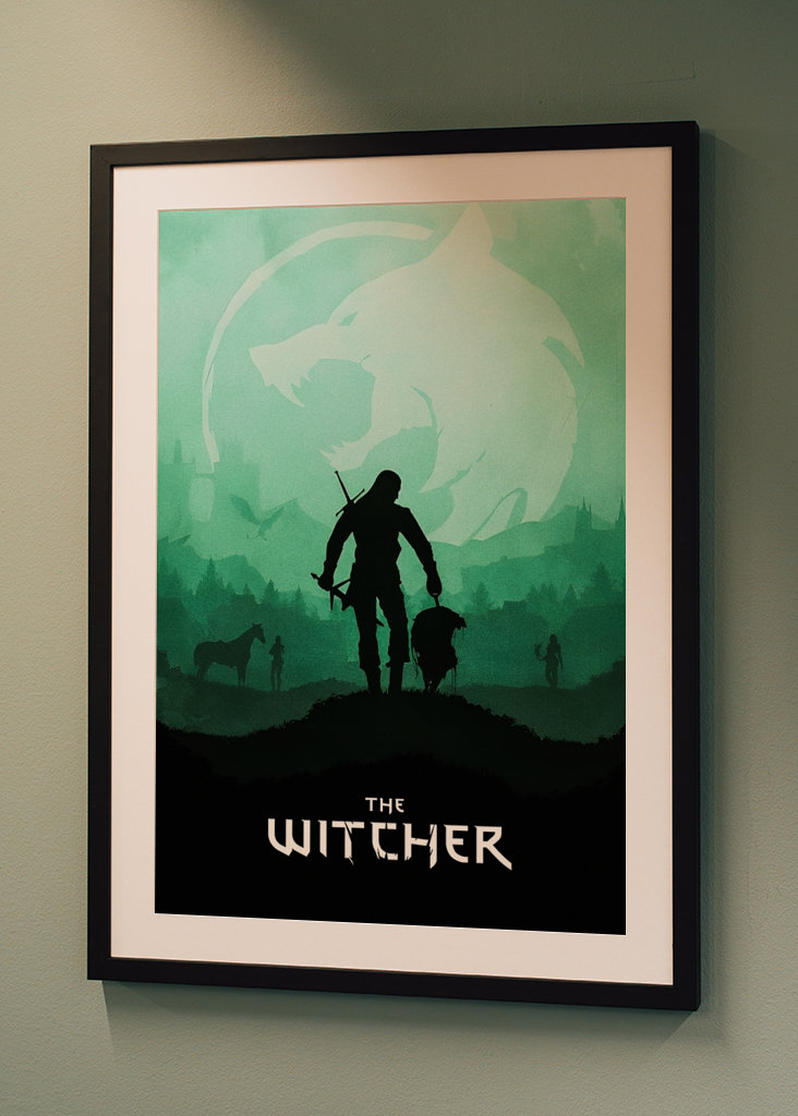 The Witcher minimalist Poster 