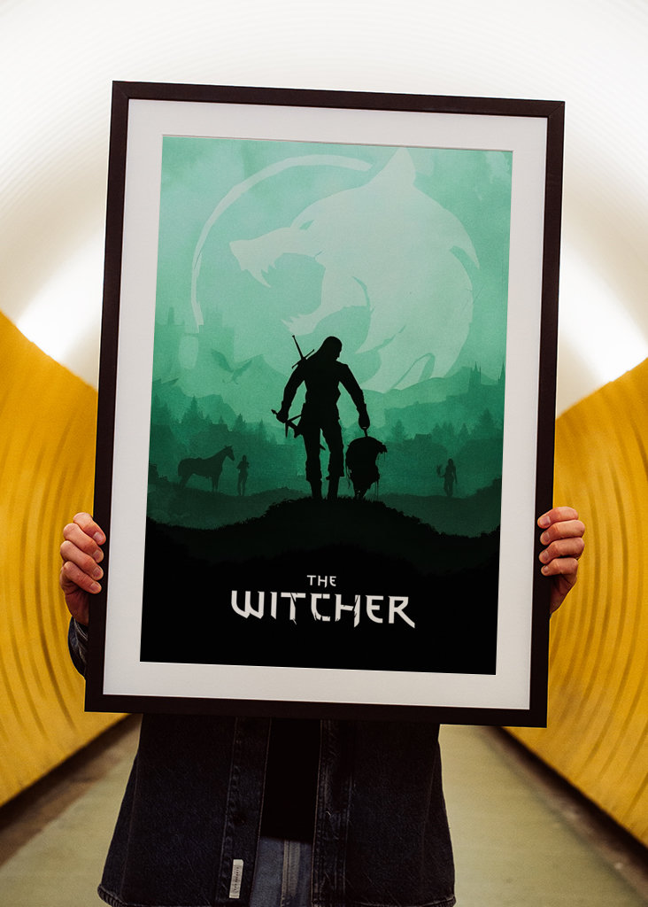 The Witcher minimalist Poster 