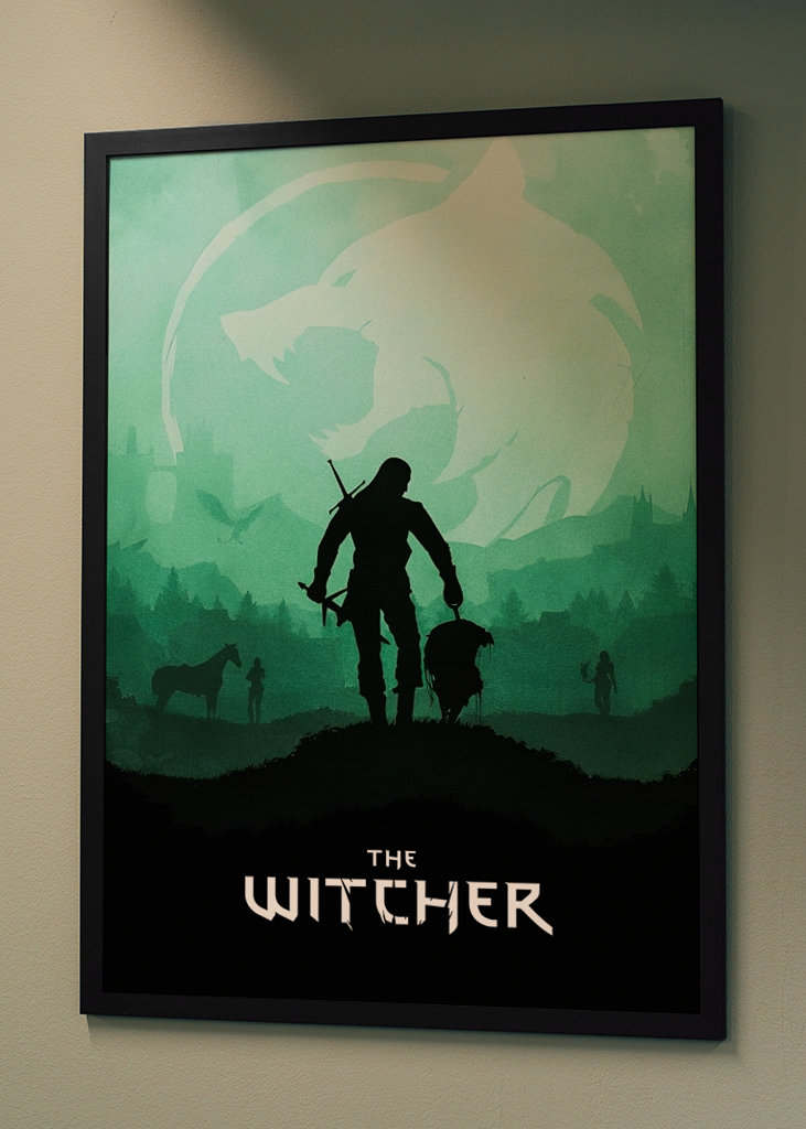 The Witcher minimalist Poster 