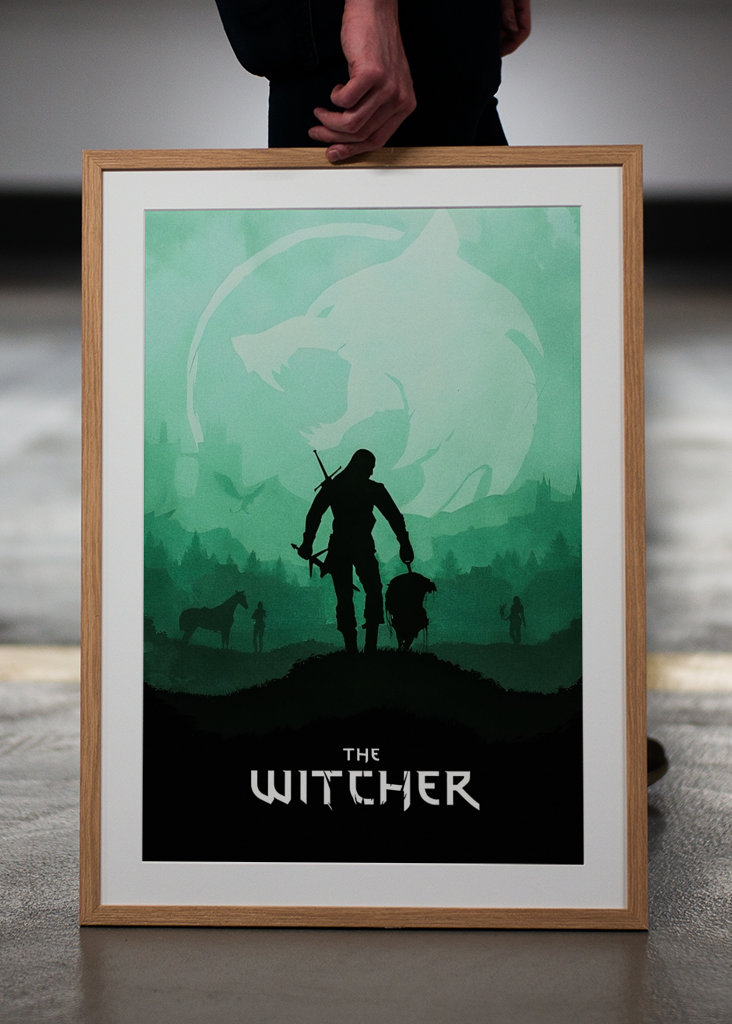 The Witcher minimalist Poster 