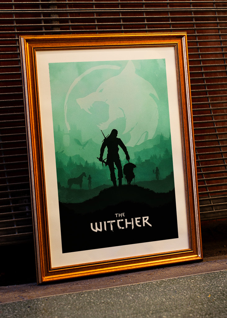 The Witcher minimalist Poster 