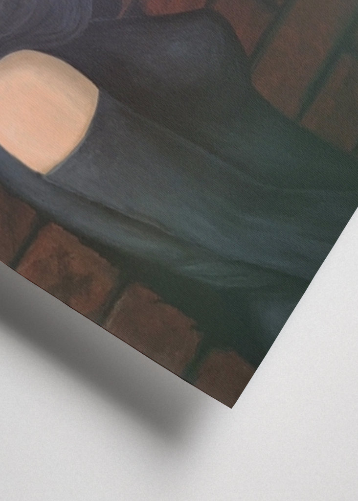 Mysteriöse Kapuzengestalt