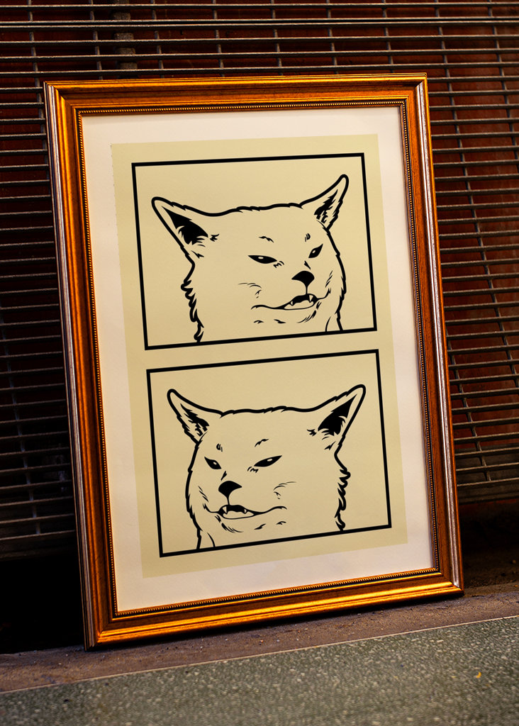 Woman Yelling at a Cat