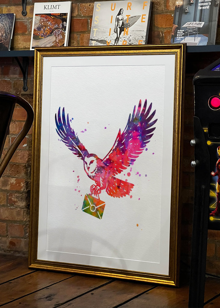 Hedwig Harry potter Watercolor