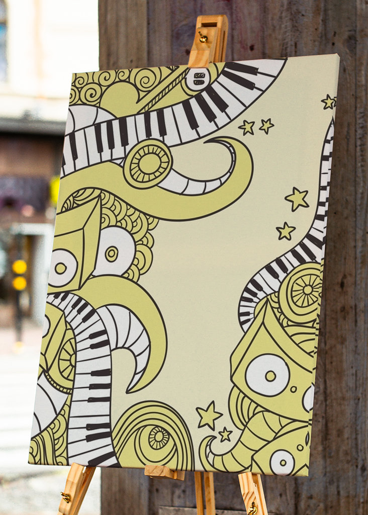 Graffiti d’instrument de musique